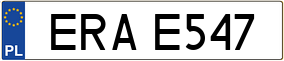 Truck License Plate